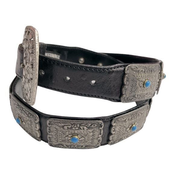 Vintage Nanni Made in Italy metal belt 30 main image 7
